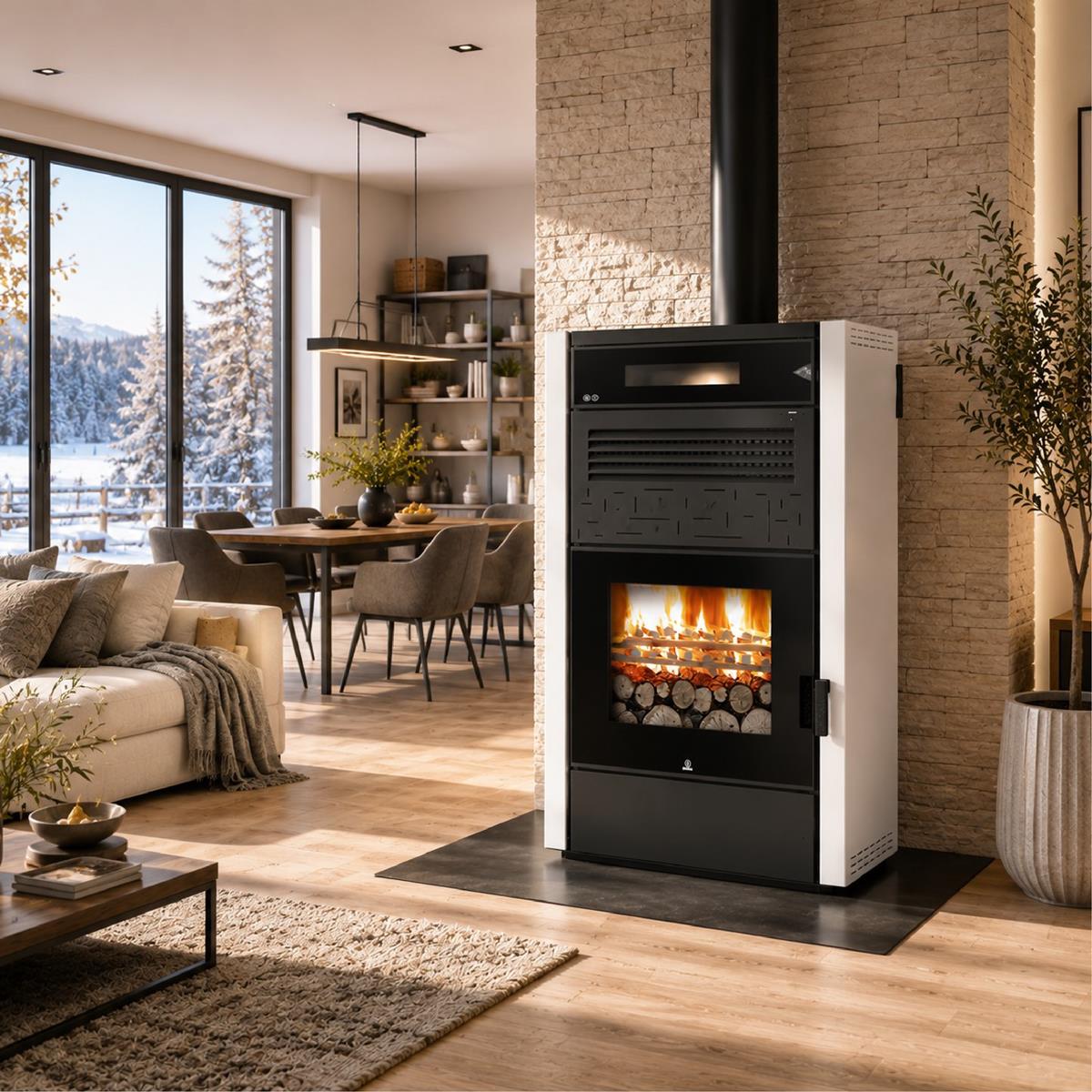 Didatto srl Air Wood VBL con Forno 15 Kw Max
